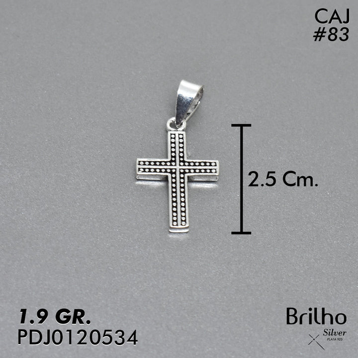 CDJ0083 DIJE CRUZ ENVEJECIDO