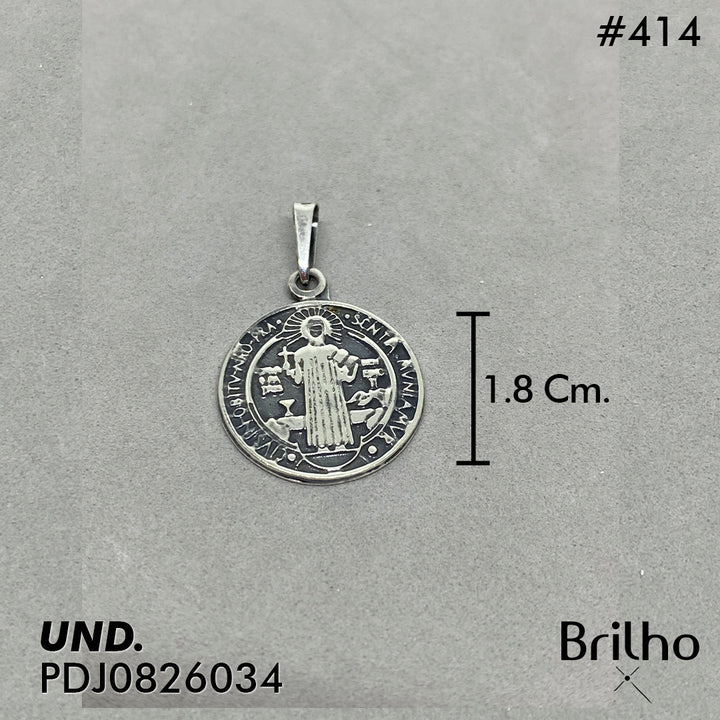 CDJ0414 DIJE SAN BENITO GRANDE ENVEJECIDO