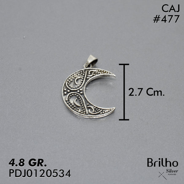 CDJ0477 DIJE LUNA ENVEJECIDO