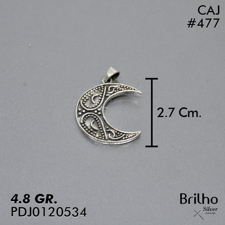 CDJ0477 DIJE LUNA ENVEJECIDO