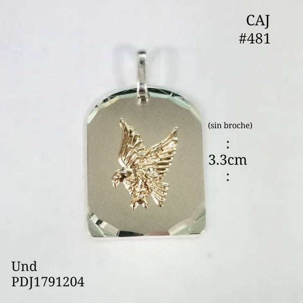 CDJ0481 DIJE AGUILA EN PLACA