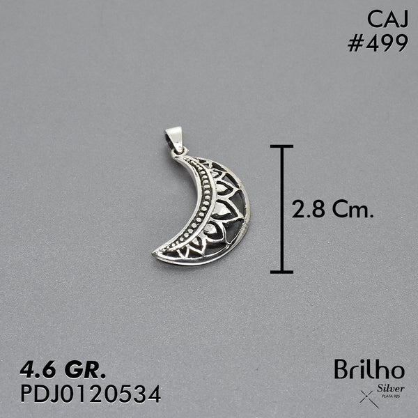 CDJ0499 DIJE LUNA ENVEJECIDO