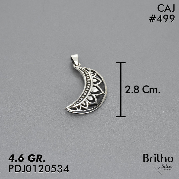 CDJ0499 DIJE LUNA ENVEJECIDO