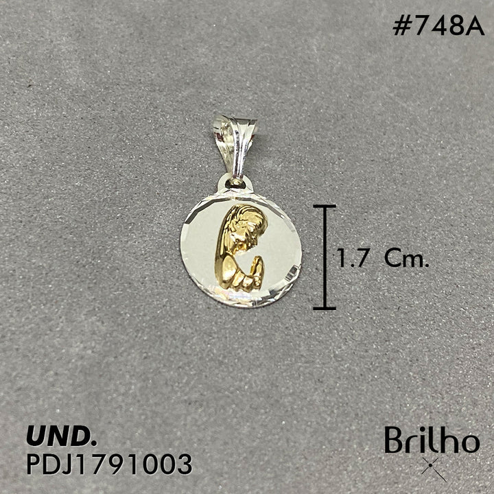 CDJ0748A DIJE NI„A MARIA ORO PLATA