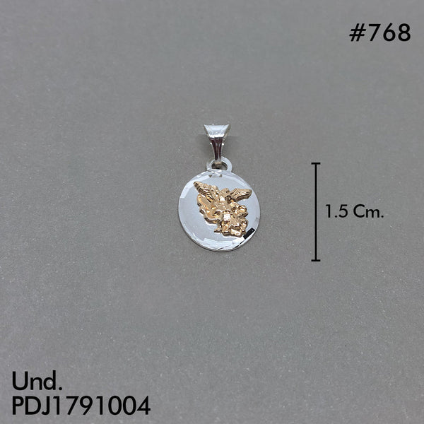 CDJ0768 DIJE SAN MIGUEL ARCANGEL ORO PLATA