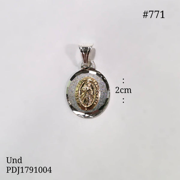 CDJ0771 DIJE JESUS DE LA MISERICORDIA ORO PLATA