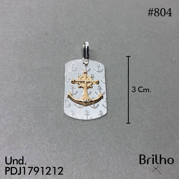 CDJ0804 DIJE ANCLA ORO PLATA