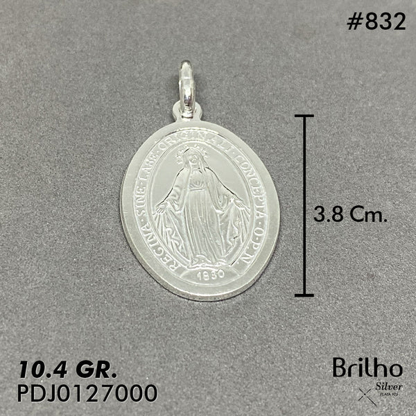 CDJ0832 DIJE VIRGEN MILAGROSA ITALIANO