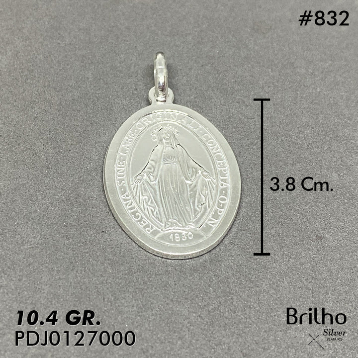 CDJ0832 DIJE VIRGEN MILAGROSA ITALIANO