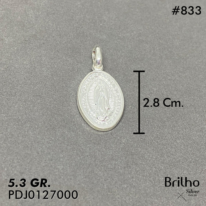 CDJ0833 DIJE VIRGEN GUADALUPE ITALIANO