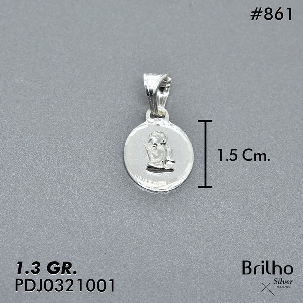 CDJ0861 DIJE ANGEL DIAMANTADO