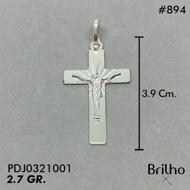 CDJ0894 DIJE CRISTO DIAMANTADO