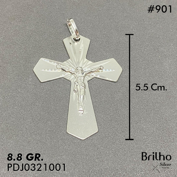 CDJ0901 DIJE CRISTO DIAMANTADO