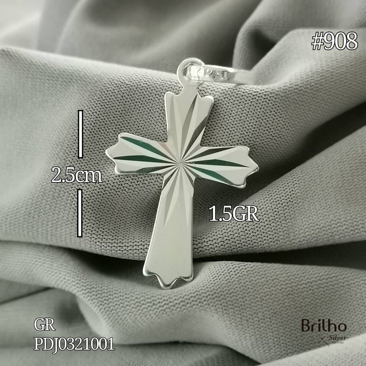 CDJ0908 DIJE CRUZ DIAMANTADO