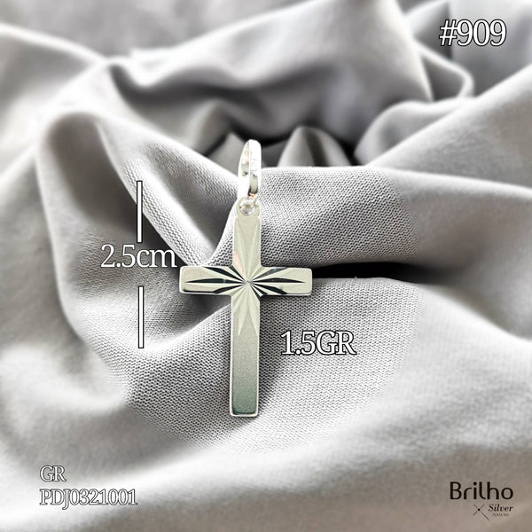 CDJ0909 DIJE CRUZ DIAMANTADO