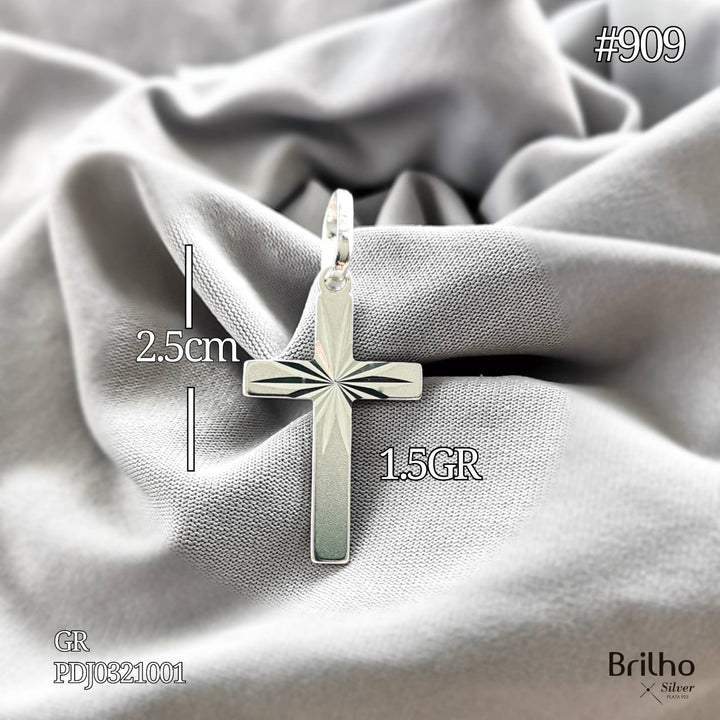 CDJ0909 DIJE CRUZ DIAMANTADO