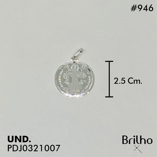 CDJ0946 DIJE SAN BENITO SOLO PLATA