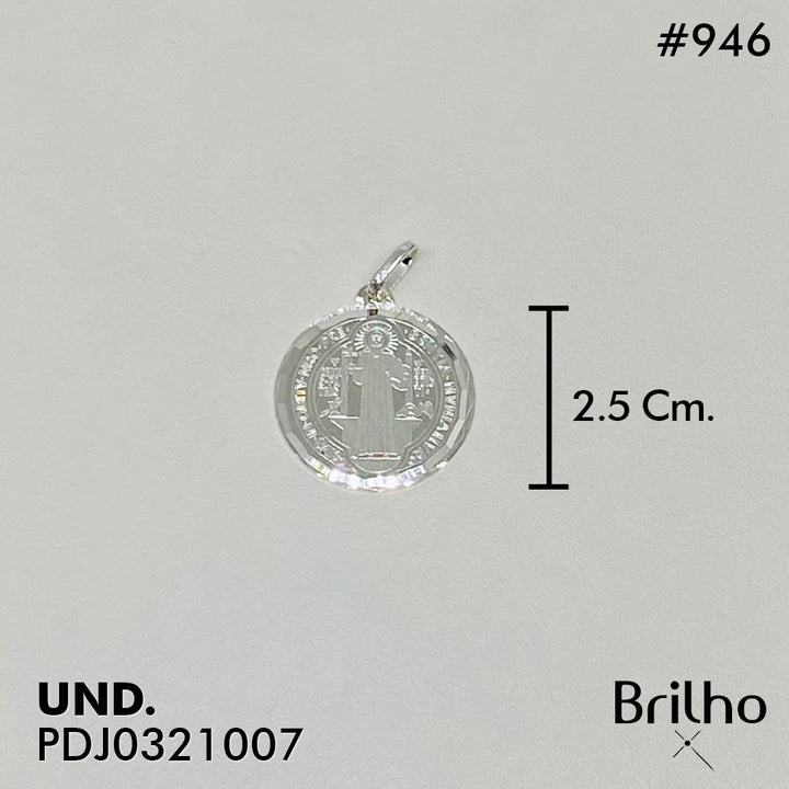 CDJ0946 DIJE SAN BENITO SOLO PLATA