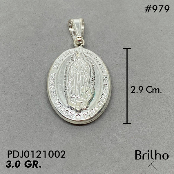 CDJ0979 DIJE VIRGEN GUADALUPE NACIONAL