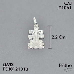 CDJ1061 DIJE CRISTO CARA VACA MEDIANO