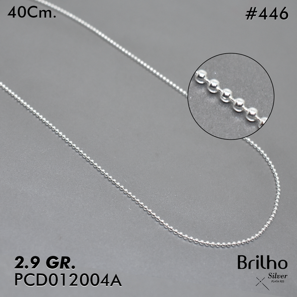PCD0446 CADENA DELGADA 40CM