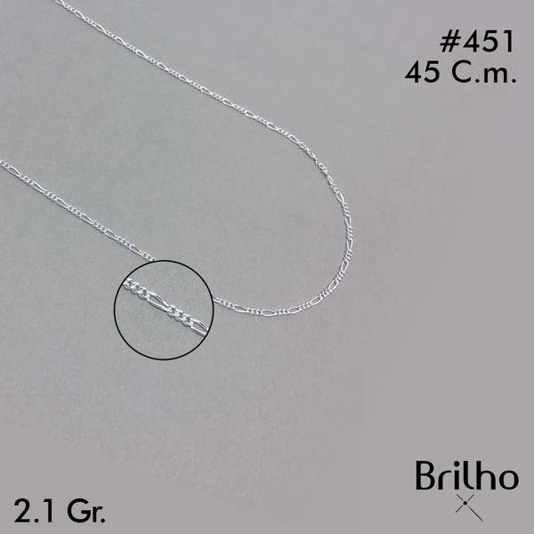 PCD0706B CADENA DELGADA 3X1 45CM