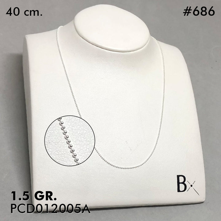 PCD0686 CADENA DELGADA 40CM