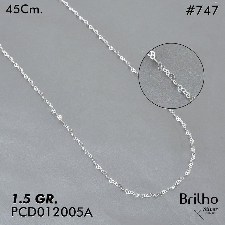 PCD0747 CADENA DELGADA 45CM
