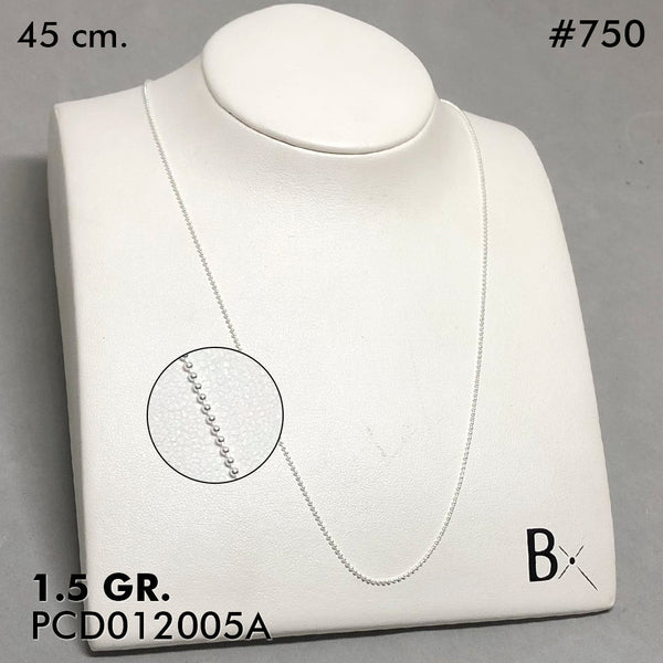 PCD0750 CADENA DELGADA 45CM