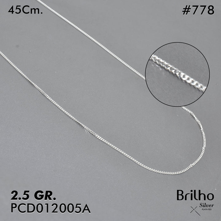 PCD0778 CADENA DELGADA 45CM