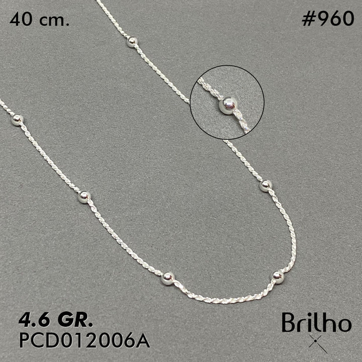 PCD0960 CADENA DELGADA Y ESPECIAL 40CM