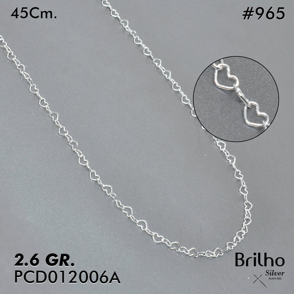 PCD0965 CADENA DELGADA Y ESPECIAL 45CM