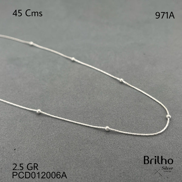 PCD0971A CADENA DELGADA Y ESPECIAL 45CM
