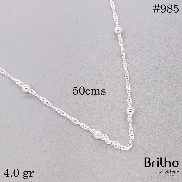 PCD0985 CADENA DELGADA Y ESPECIAL 45CM