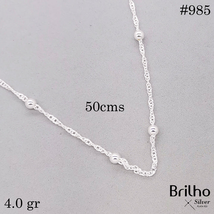 PCD0985 CADENA DELGADA Y ESPECIAL 45CM