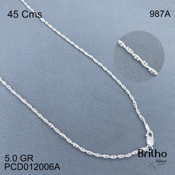 PCD0987A CADENA DELGADA Y ESPECIAL 45CM