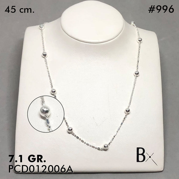 PCD0996 CADENA DELGADA Y ESPECIAL 45CM