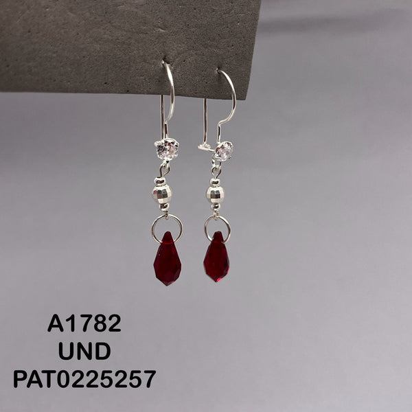T12N008 ARETE BALIN DISCOTECA CUELGA DIAMANTE CIRCON