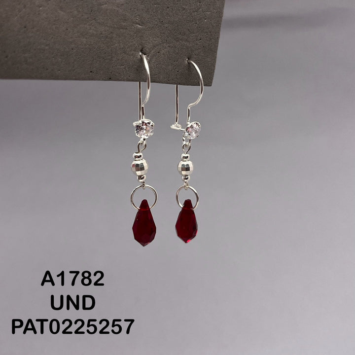 T12N008 ARETE BALIN DISCOTECA CUELGA DIAMANTE CIRCON