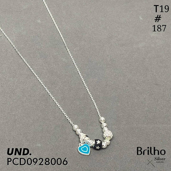T19N187 CADENA BALêN DIJE CORAZON