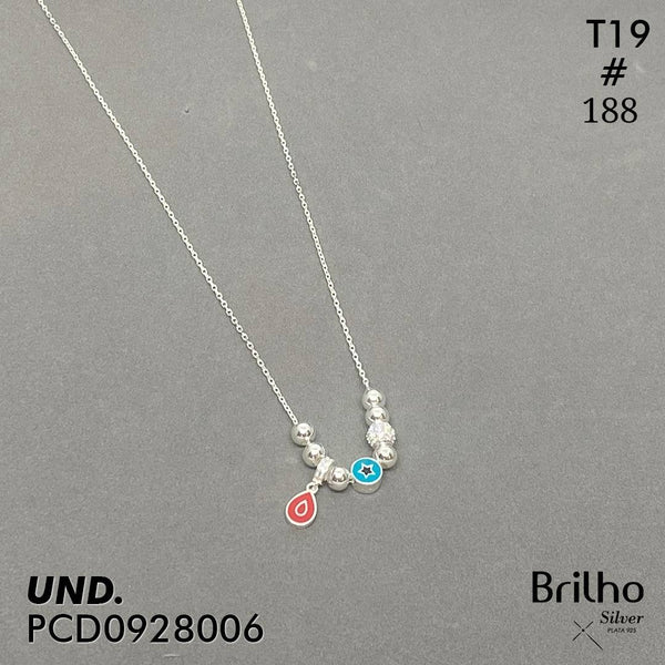 T19N188 CADENA BALêN DIJE GOTA