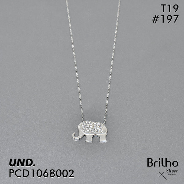 T19N197 CADENA ELEFANTE RODIO