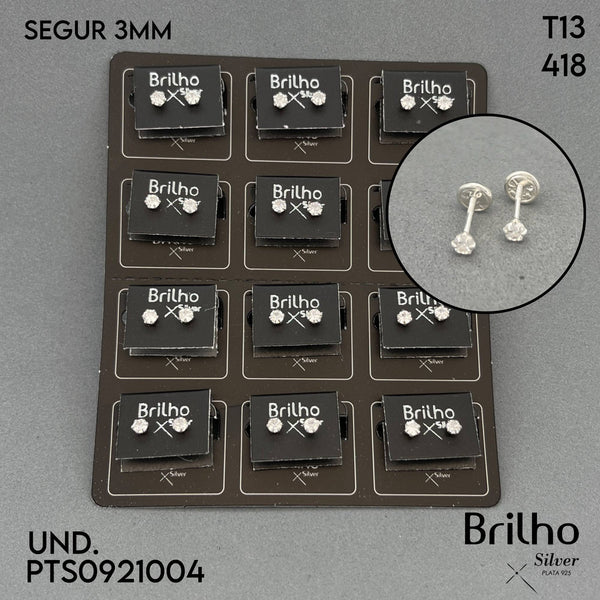 T27N418 TOPO SEGURIDAD CIRCîN 3MM REDONDO BLANCO X12