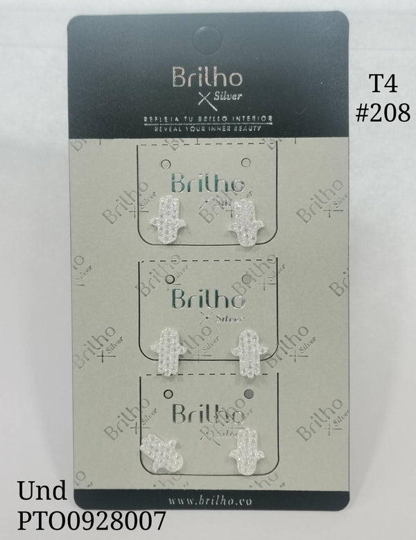 T3N208 TOPO MANO DE HAMSA X3