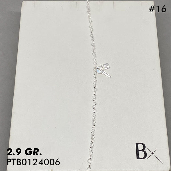 T7N016 TOBILLERA LLAVE Y CANDADO