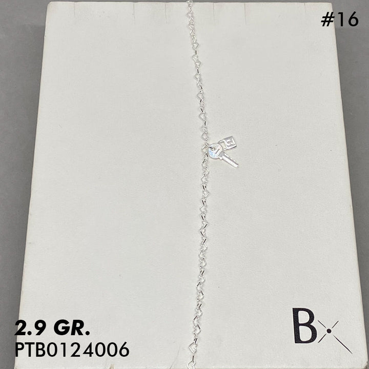 T7N016 TOBILLERA LLAVE Y CANDADO