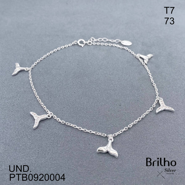 T7N073 TOBILLERA COLA DE SIRENA CIRCONADO