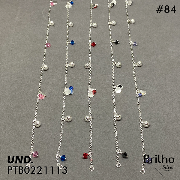 T7N084 TOBILLERA BALINES Y MURANO