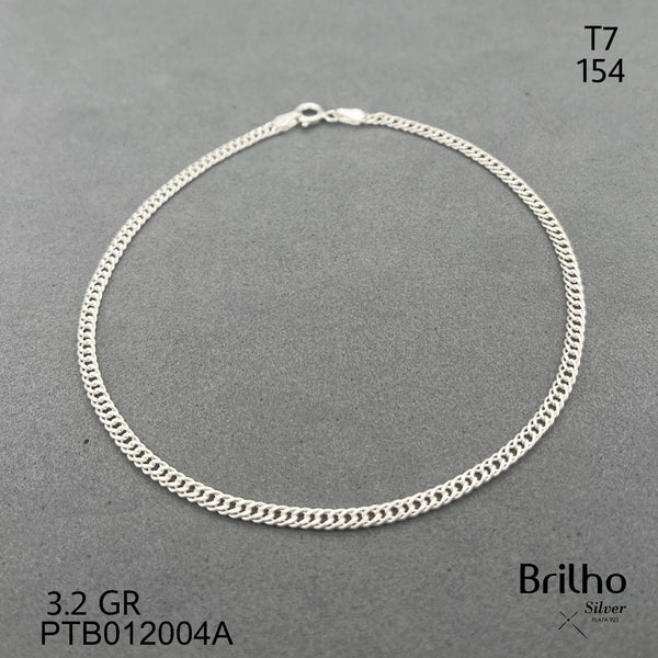 T7N154 TOBILLERA DELGADA BARBADA