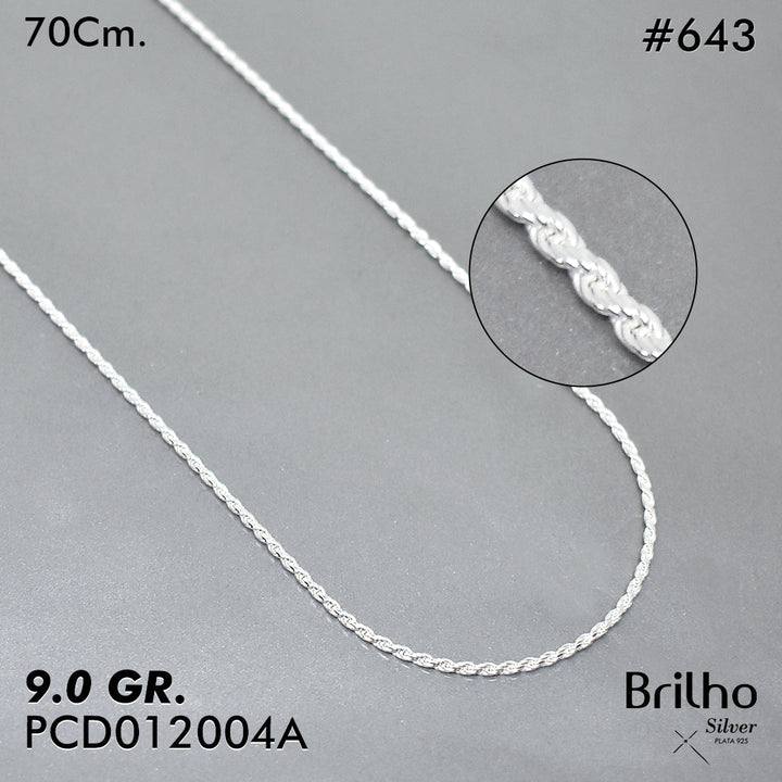 PCD0643 CADENA DELGADA 70CM